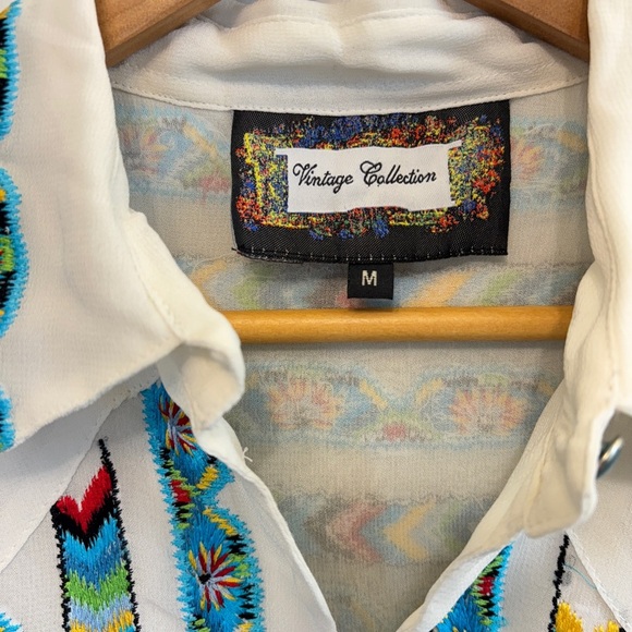 Vintage Collection White Embroidered Tunic Top - Picture 3 of 4